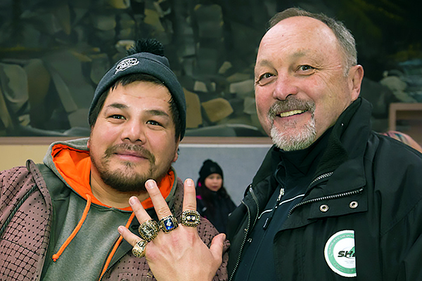 Hockey Star Makes Impression in Pinehouse photo