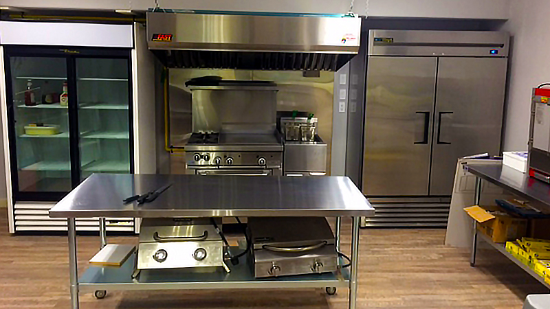 The new kitchen in the La Loche Friendship Centre